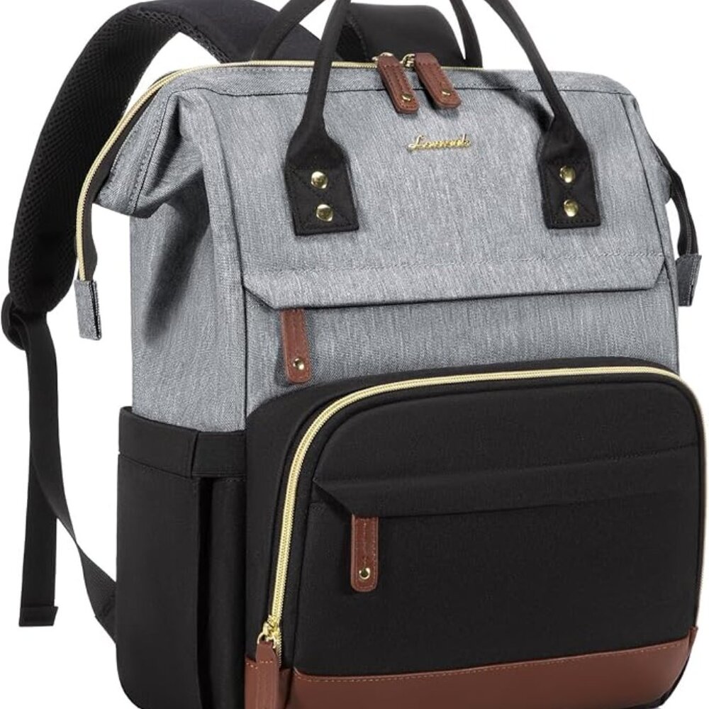 BRAND NEW! Black and Gray Backpack - Lots of space!